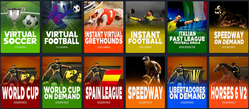 Виды виртуального спорта