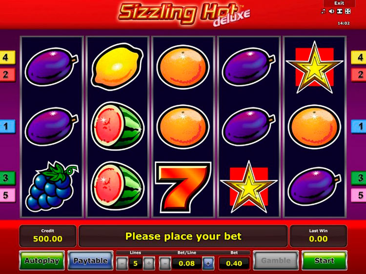 Sizzling Hot Deluxe от Novomatic